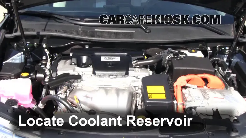 2012 Toyota Camry Hybrid XLE 2.5L 4 Cyl. Coolant (Antifreeze) Flush Coolant